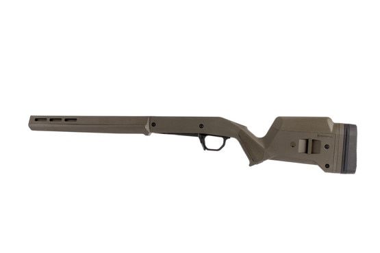 Magpul ODG Hunter short action Ruger American stock features a wide foreend that accepts your favorite M-LOK accessories
